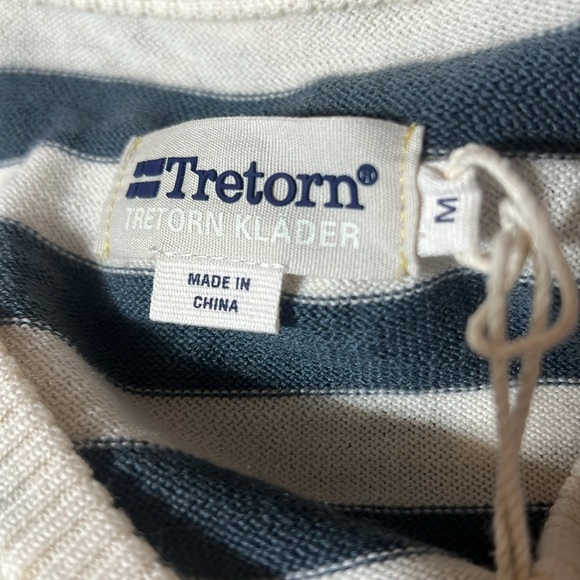 NWT Tretorn 100percent wool Striped Sweater - Picture 5 of 6